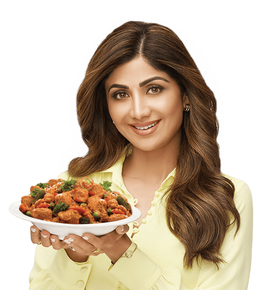 Nutrela - India's Best Soya Chunks Brand is represented by Shilpa Shetty